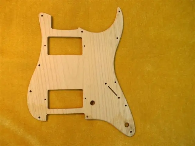 

Brand NEW 1PCS Ailanthus wood Strat guitar HH Pickguard #2626