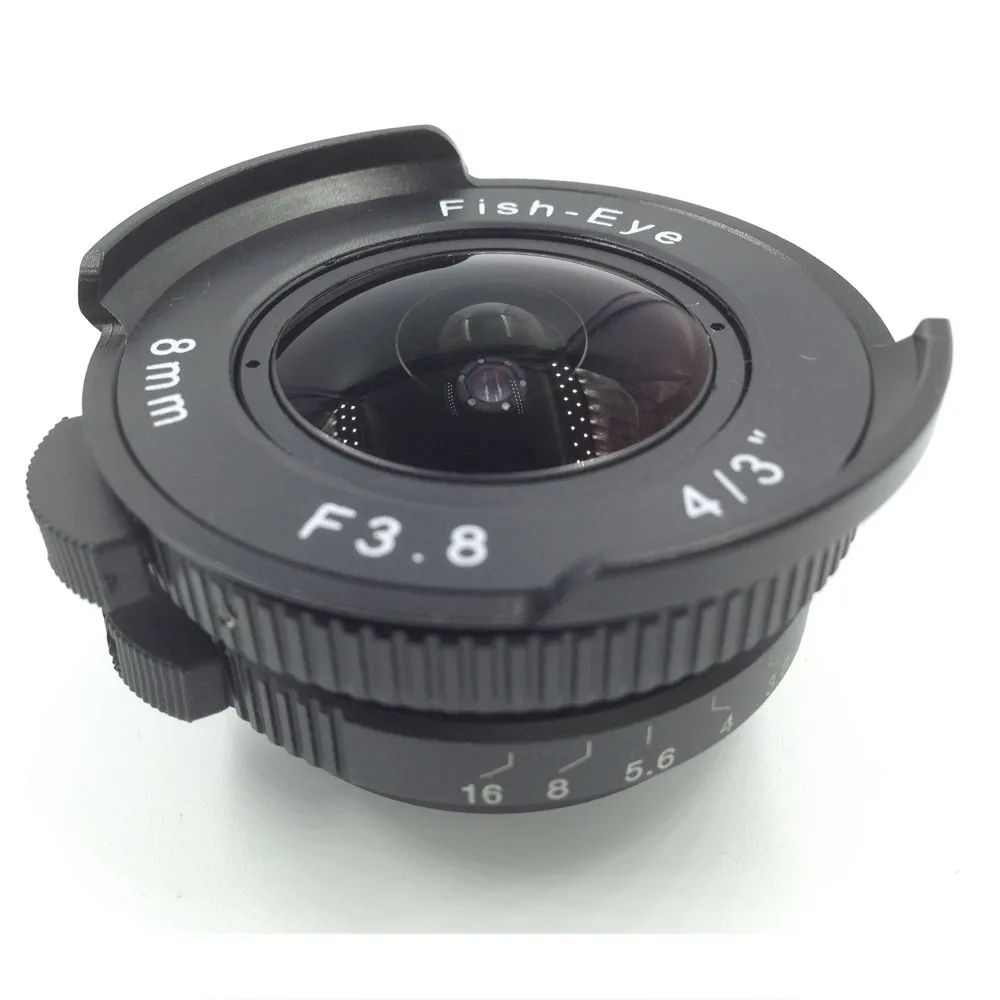 Объектив рыбий глаз для беззеркальной Камеры Pentax Q 8 мм f/3 от Mount F3.8 адаптер камеры