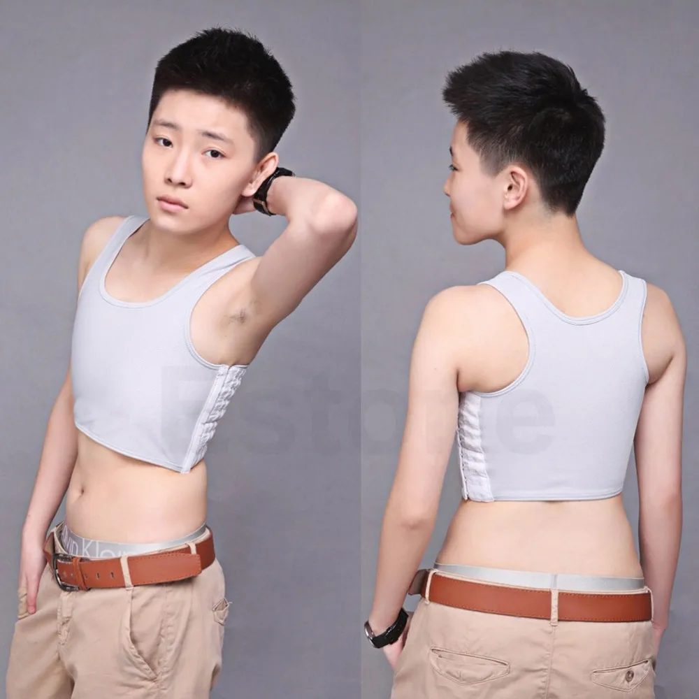 Лесбийский томбой Повседневная дышащая Пряжка короткий грудной ремень