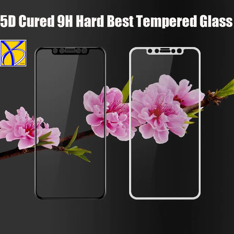 

Закаленное стекло 5D с твердостью 9H для iPhone X, 8, 7, 6S, 6 Plus, 50 шт.