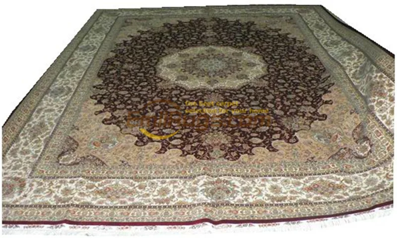 Шерстяной или Шелковый персидский ручной работы крючком обивочная ткань для