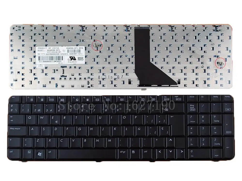 

SP/Spanish Keyboard for HP 6820S BLACK New Laptop Keyboards With Free Shipping