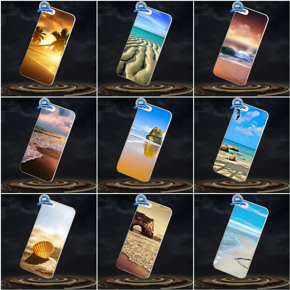 Мягкий чехол из ТПУ с морским песком тропическим белым рисунком для Xiaomi Redmi 5 4A 3 3S