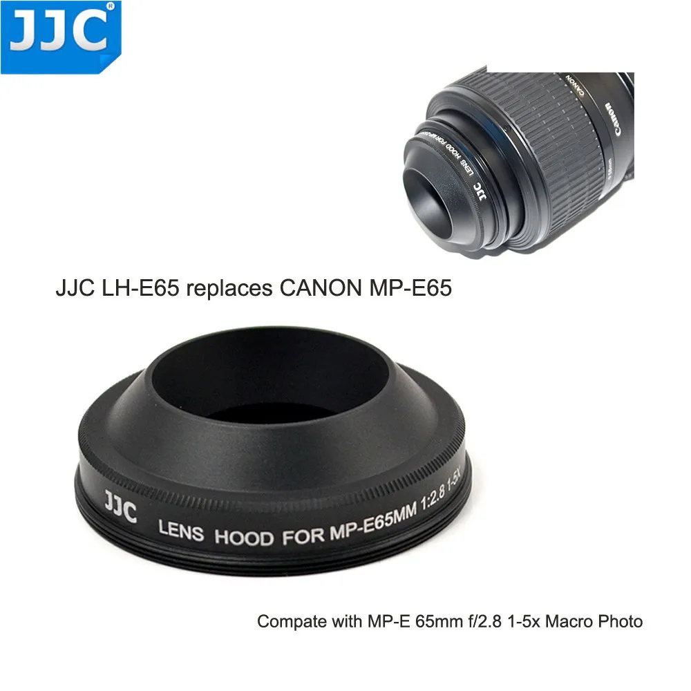 JJC бленда объектива винт для CANON MP E 65 мм f/2 8 1 5x макро фото заменяет E65|Бленды| |