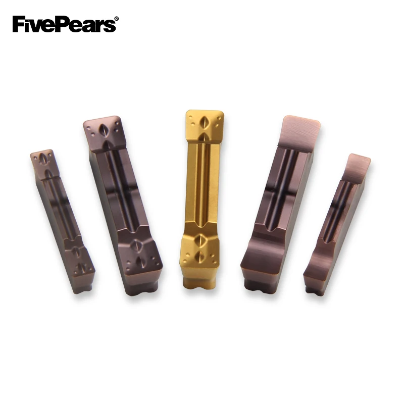FivePears 10 шт. MGGN150/200/250/300/400/500 пазовой фрезы из карбида вольфрама вставки, токарный инструмент токарный станок с ЧПУ отрезки и канавочный резец