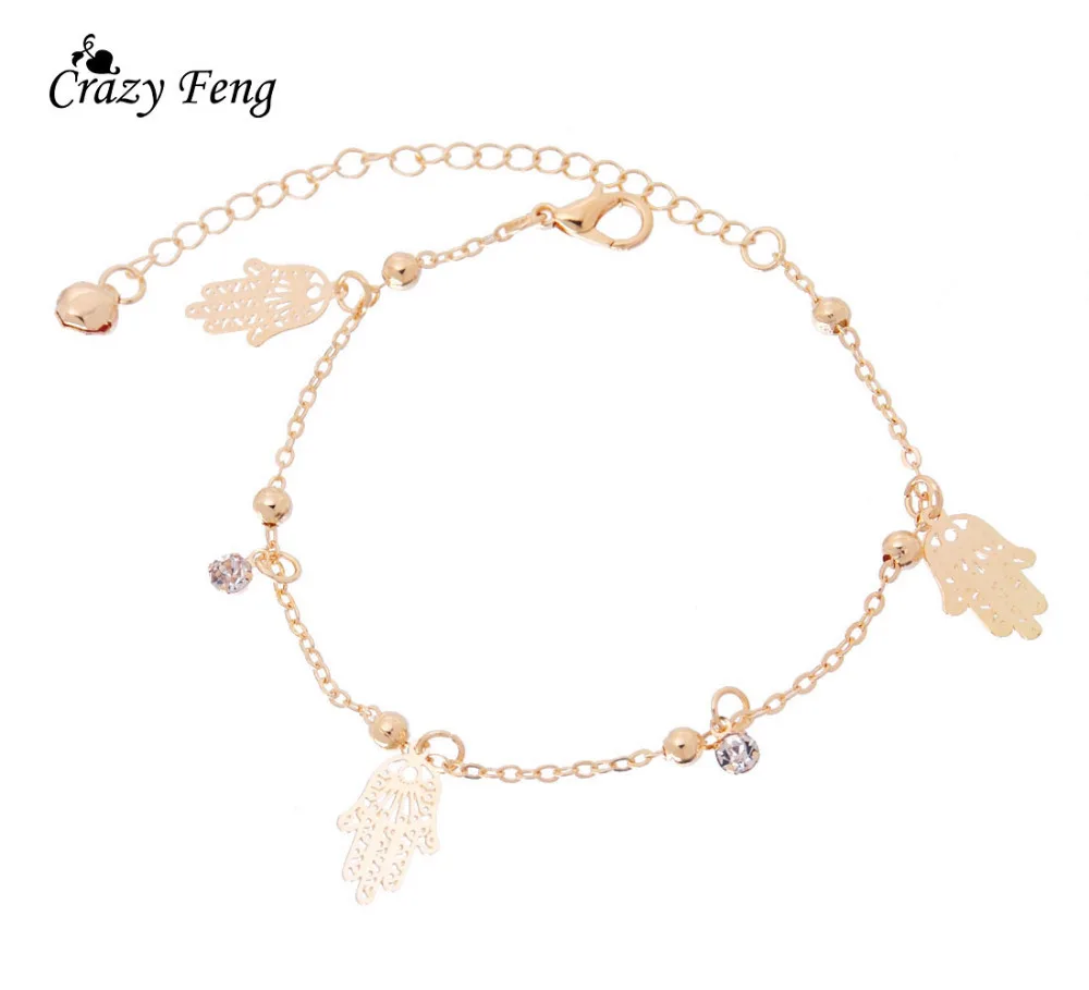 Женские браслеты с подвесками и ножными браслетами австрийским кристаллом F1888 |