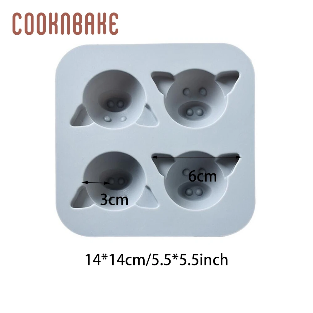COOKNBAKE свинья силиконовая форма для торта кондитерские изделия выпечки конфет