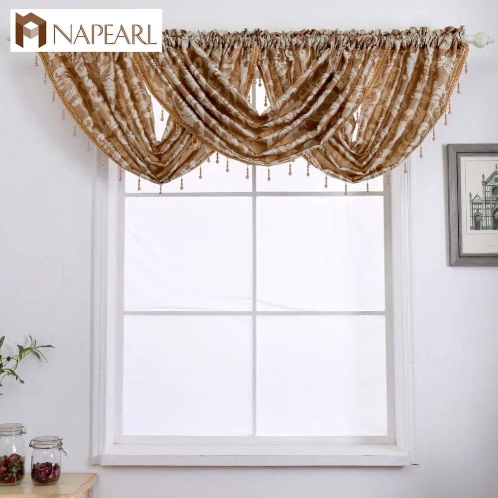 NAPEARL Европейский роскошный новый элегантный водопад подзор дома окна украшение