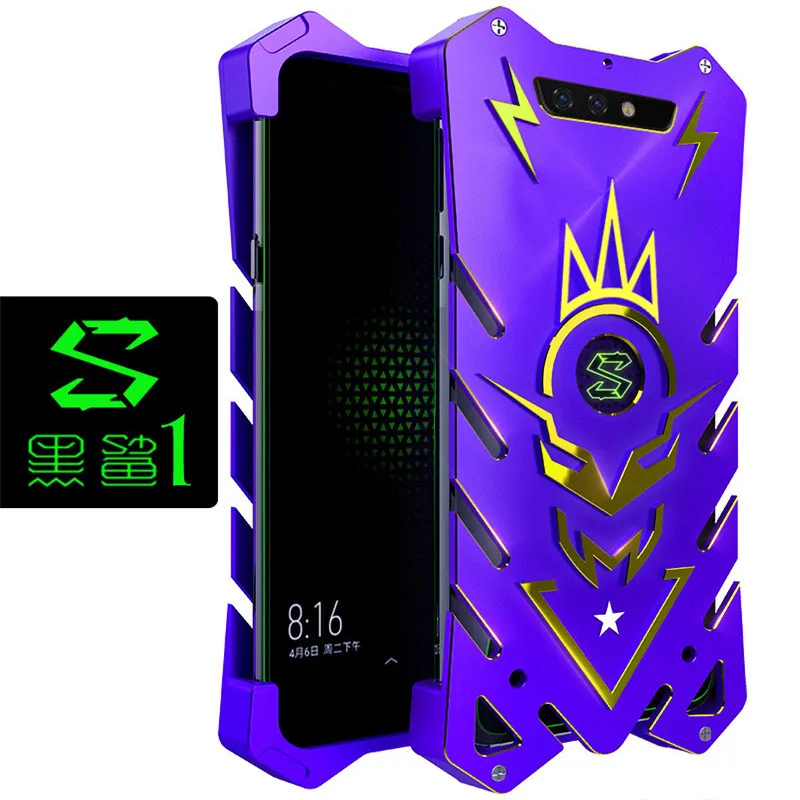 Zimon металлические армированные Чехлы для Mi Black Shark 2 Hleo серия алюминиевый чехол Xiaomi