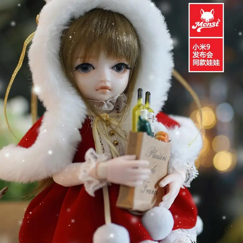 Happy Holiday xiaomi mijia Monst BJD суставы кукла праздничный подарок интерн Лолита девушки реалистичные куклы фигура подарок коллекция декора - Цвет: Happy Holiday