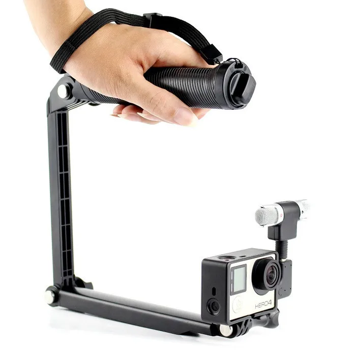 7 в 1 для GoPro Hero 3 + 4 Mini USB 5 мм микрофон рамка винт пряжка адаптер Аксессуары