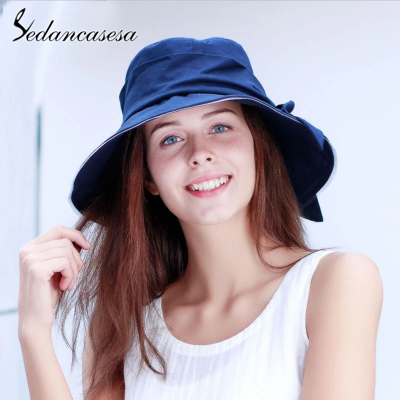 Sedancase хлопковые и льняные пляжные шляпы для женщин модные женские летние ручной