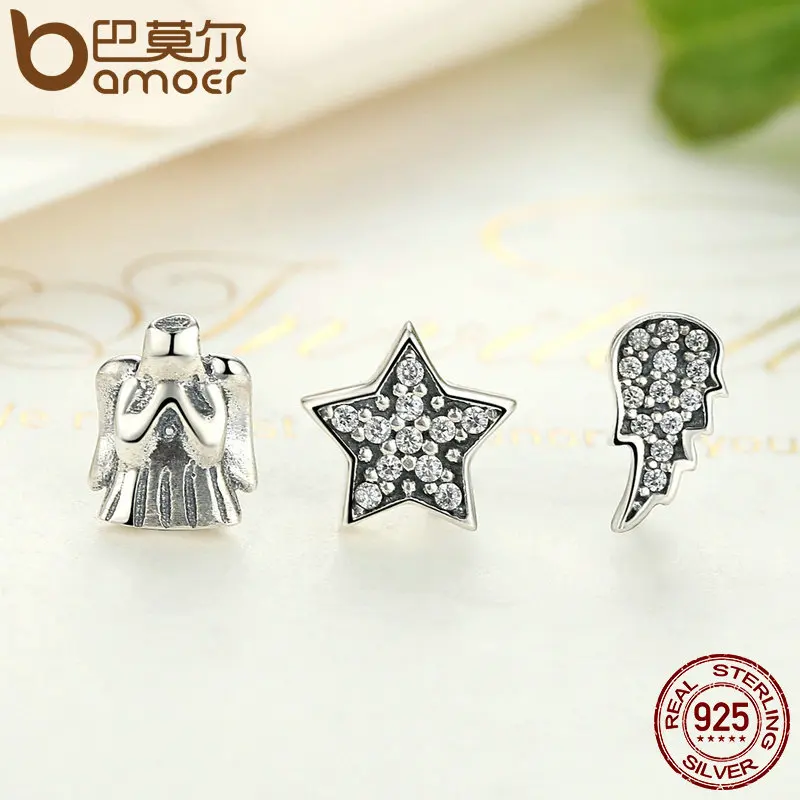 925 пробы серебряные небесные, любовь и семья, навсегда сердца Petites воспоминания Бусины Подходят плавающий медальон ожерелья PSF101