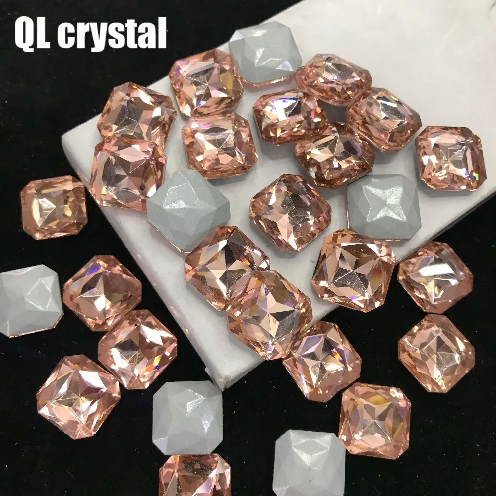 QL кристалл все размеры восьмиугольная квадратная заостренная задняя