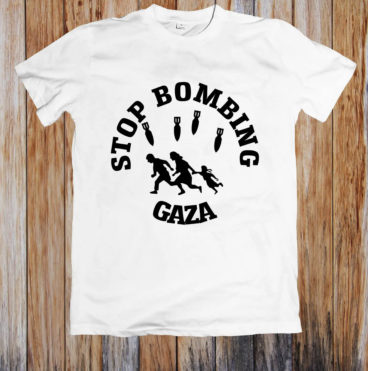 Мужская футболка унисекс с надписью STOP BOMBING GAZA Повседневная pride для мужчин новая