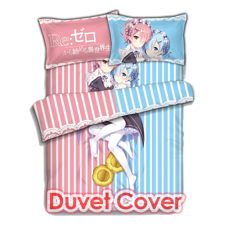 Хобби Express Rem и Ram Re нулевой японский кровать Одеяло или пододеяльник с