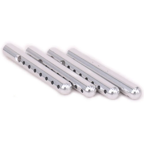 Silver 4 шт. передние/задние корпусные стойки/крепежи корпуса для Rc модели автомобиля 1/18 Wltoys A959 A969 A979 K929 Fix Mount A580061 части хоп-ап - Цвет: Silver