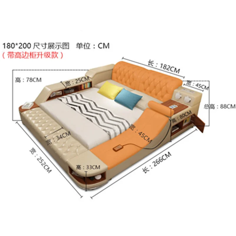Умная мебель регулируемая электрическая кровать|Наборы для спальной| |