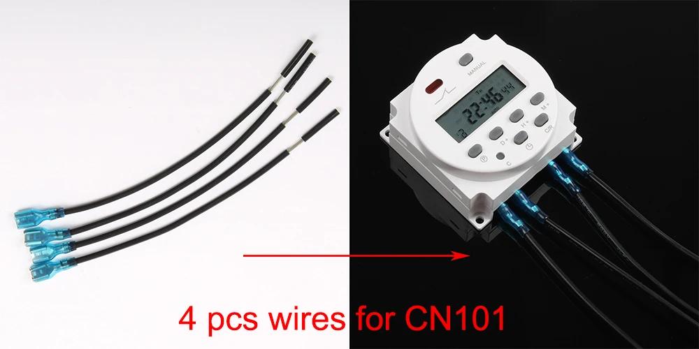 Без блокировки CN101A AC DC 12 В круглый цифровой ЖК-дисплей таймер питания Еженедельный программируемый электронный реле времени 8A до 16A CN101 еженедельно