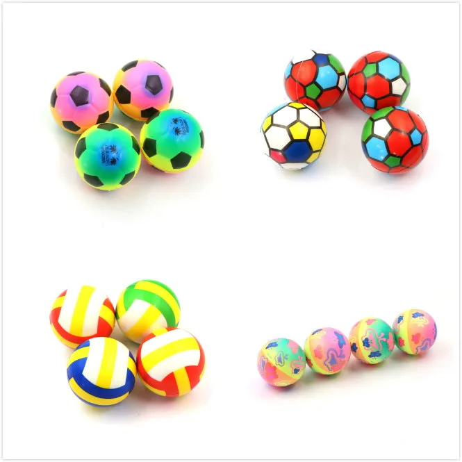 

1PCS Fitness Balls 6.3cm Diameter Soft Foam Ball Stress Relief Foam Ball Wrist Exercise Stress Relief Squeeze Football Gift Toy