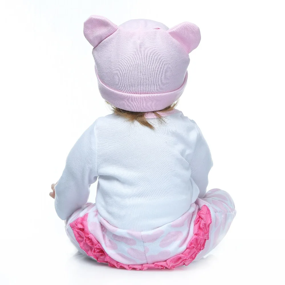 NPK куклы для маленьких девочек Мягкие силиконовые Boneca Reborn Brinquedos Bonecas bebes reborn подарки на день детей игрушки на кровать