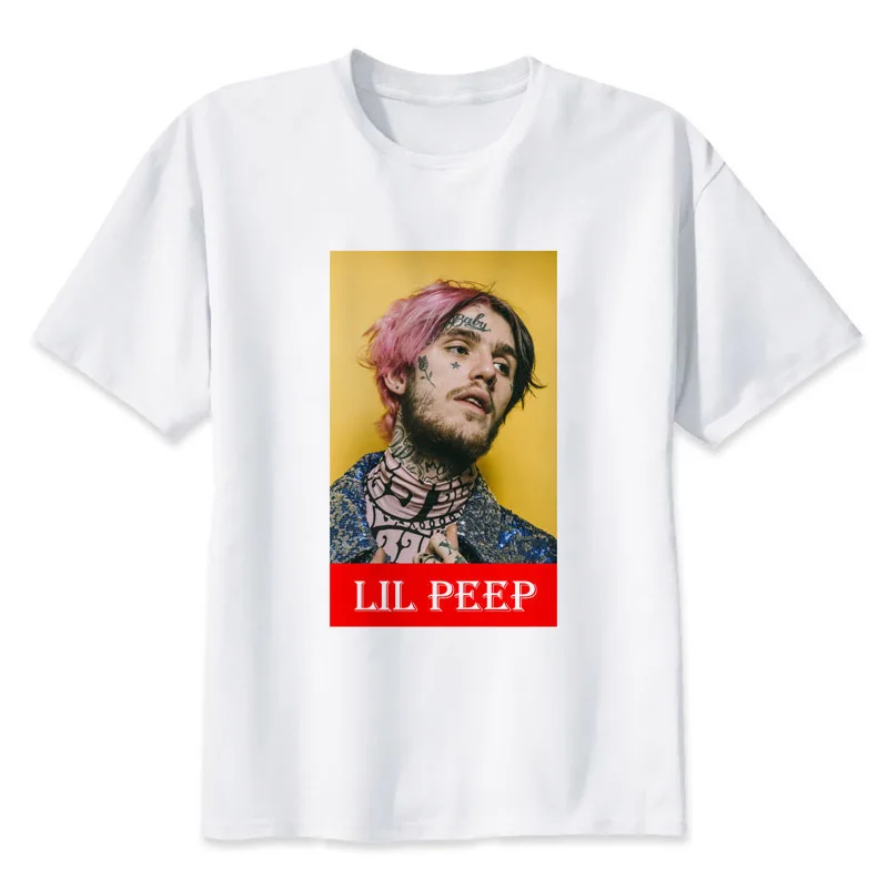 Lil peep футболки Рэппер футболка Crew модные крутые футболки лучший хип-хоп подарок для друзей Удобная хип-хоп Футболка - Цвет: 21