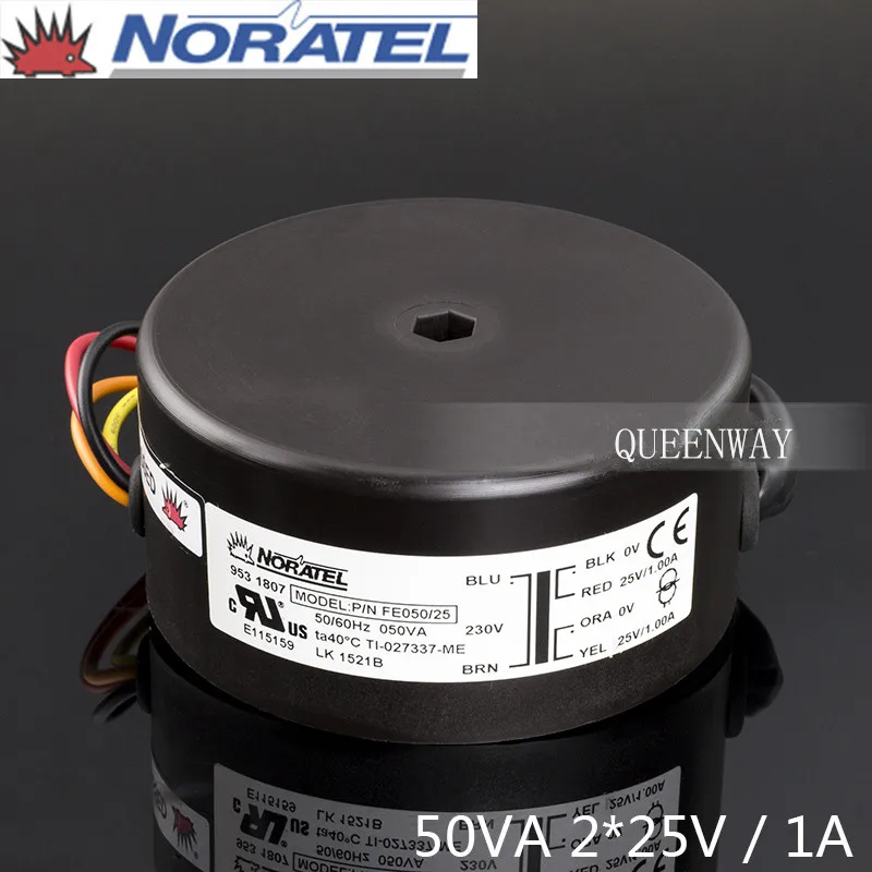 T-006 двойной 25V 1.0A 50W 50VA Новый тороидальный трансформатор Noratel первичное