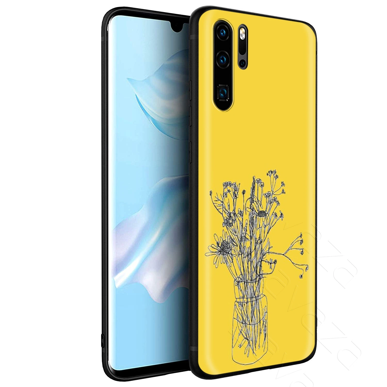 Lavaza Passion Flower Rose Sunflower Aesthetic Case for Huawei Mate Y7 Y9 P8 P9 P10 P20 P30 P40 Max Lite Pro P Smart Mini |