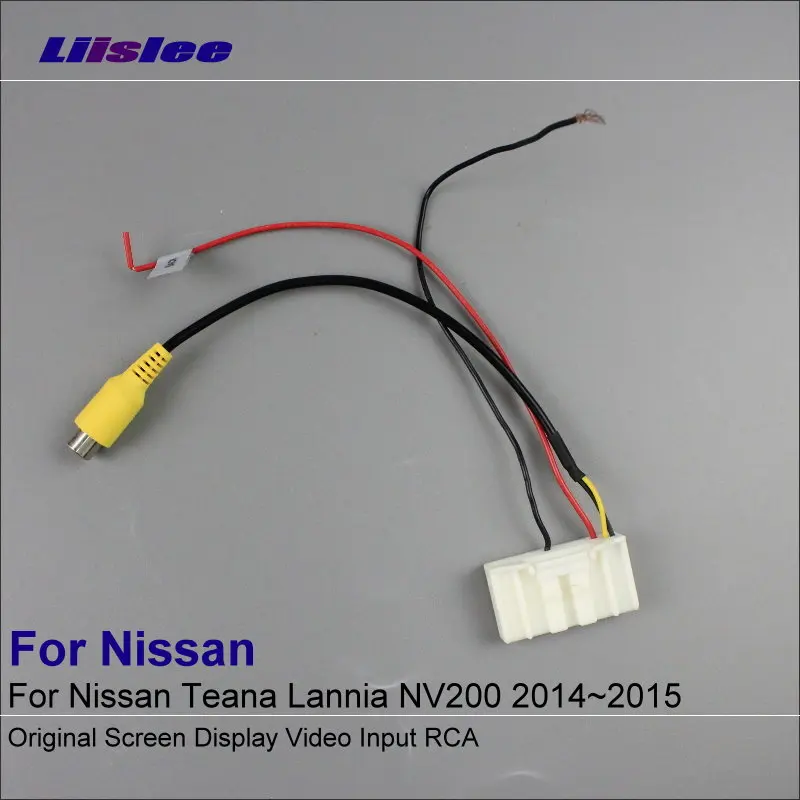 Автомобильный адаптер для проводов кабеля Nissan Teana Lannia NV200 2014 2015 камера заднего