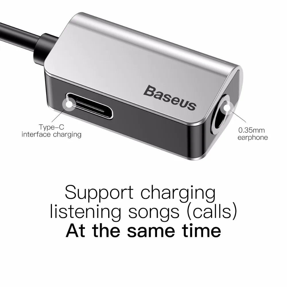 Аудиокабель Baseus с разъемами типа C и 3 5 мм|adapter type c|adapter 3.5mmadapter audio cable |