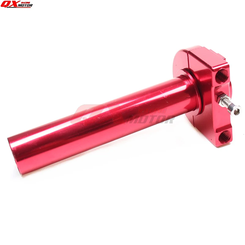 ЧПУ анодированный алюминий красные ручки дроссельной заслонки поворотная ручка