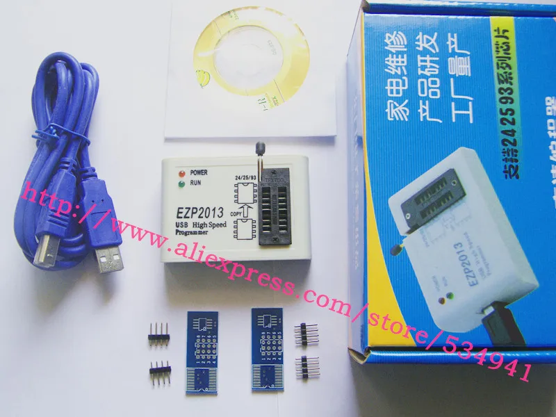 Высокоскоростной USB программатор EZP2013 с интерфейсом SPI лучше чем EZP2010 поддержка