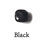 Black SLJELY Роскошные брендовые цветные серьги в форме конфет 3 золотых цвета классические 23 цвета граненые хрустальные квадратные висячие серьги женские ювелирные изделия - Окраска металла: Black