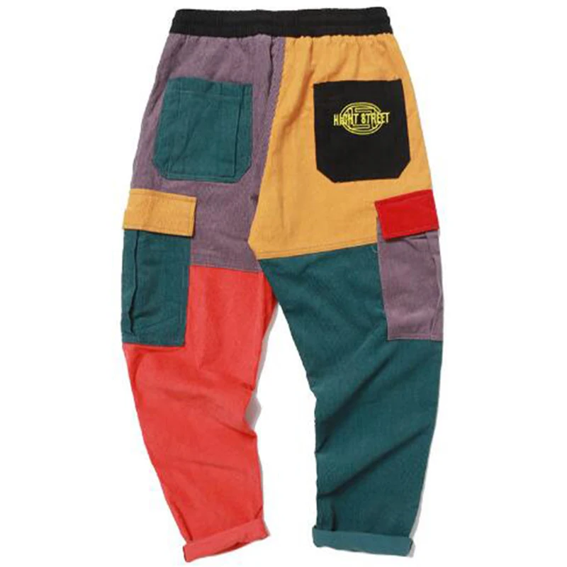 Винтажные цветные спортивные штаны в стиле Харадзюку хлопковые брюки