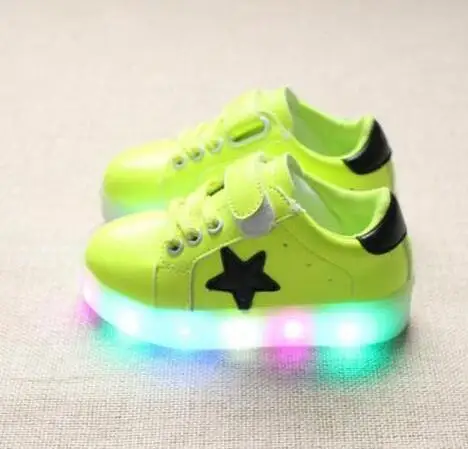 New children shoes with light 2016 autumn baby boys girls LED chaussure enfant kids fashion breathable sneakers | Детская одежда и