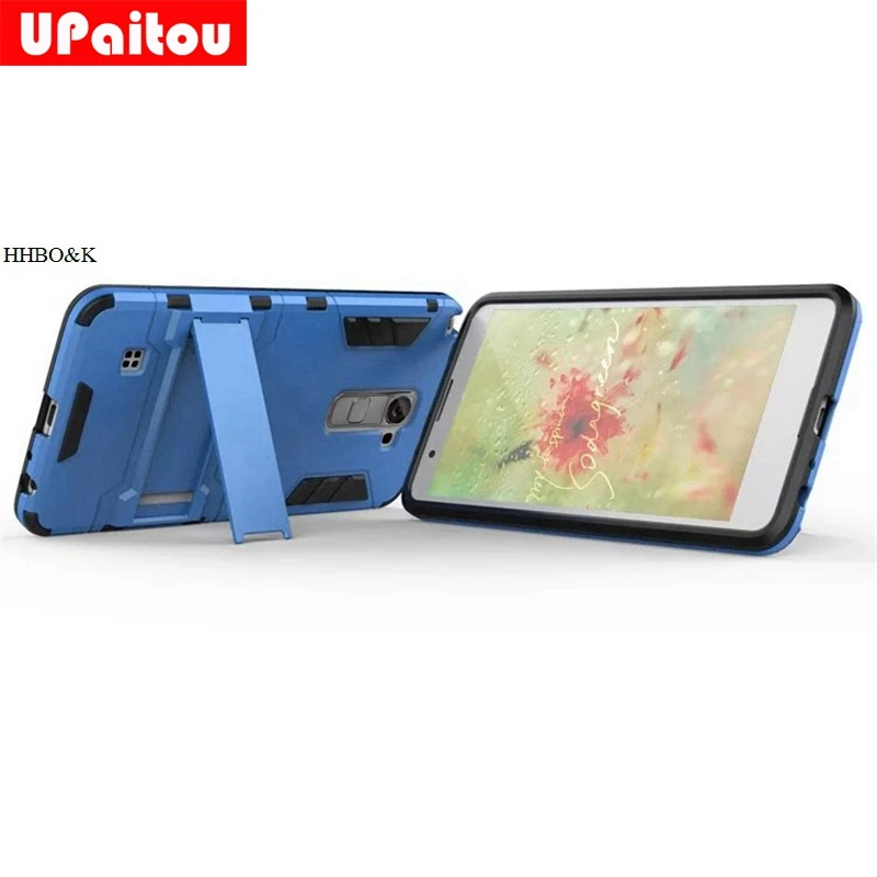 UPaitou Гибридный ТПУ PC защитный чехол для LG Stylus 2 K520DY/2 Plus K530 K535/G Stylo LS775 подставка