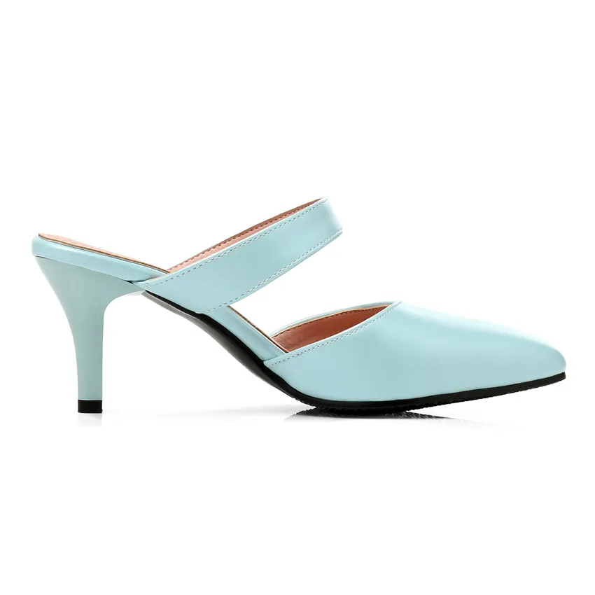 Summer High Heels Slingbacks Women Pumps Heel Shoes Stiletto Woman Party Wedding Small Plus Size 33 - 40 41 42 43 | Обувь