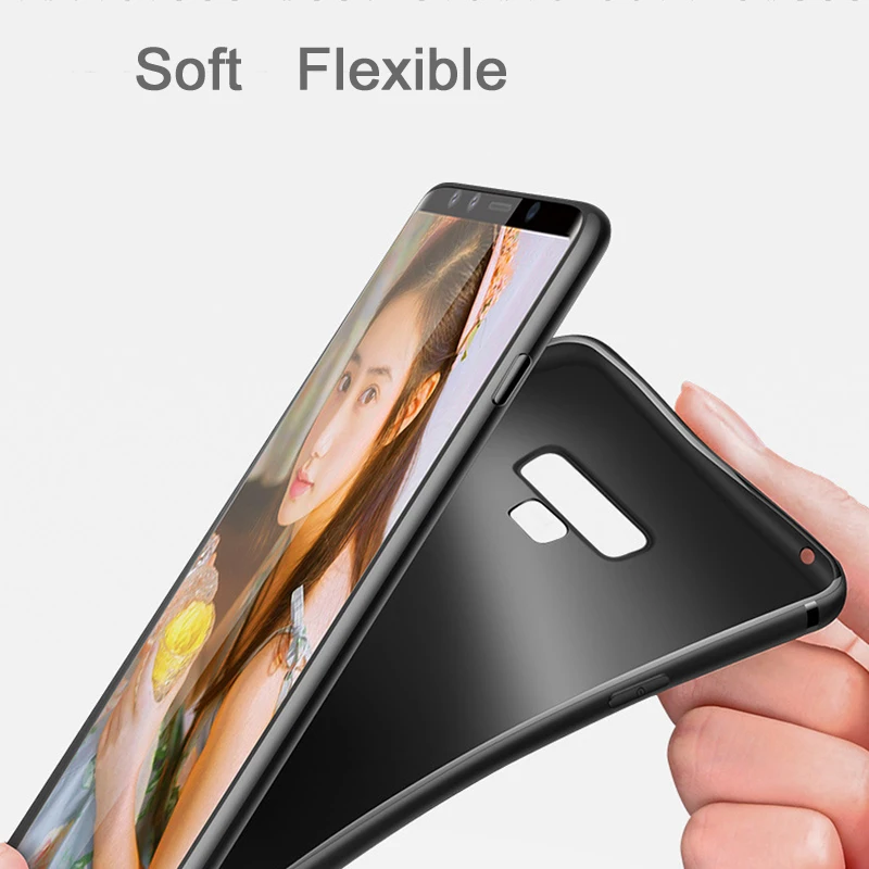 CAPSSICUM NOTE9 Ультратонкий Мягкий матовый чехол для Samsung Galaxy Note 9 чехлы из ТПУ Гибкий