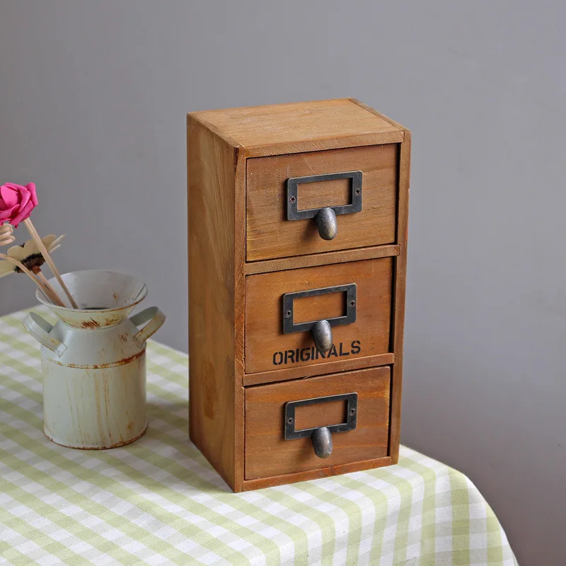 Замечательный массив деревянное домашнее украшение коробка для хранения из