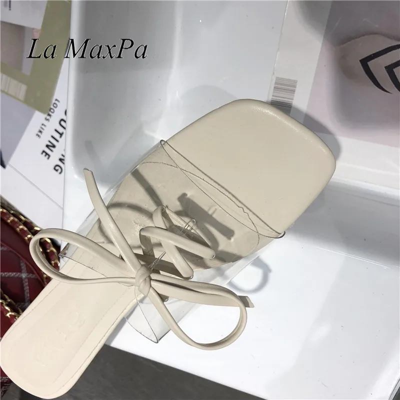 Женские прозрачные шлепанцы на высоком каблуке 3 см желтая прозрачная обувь