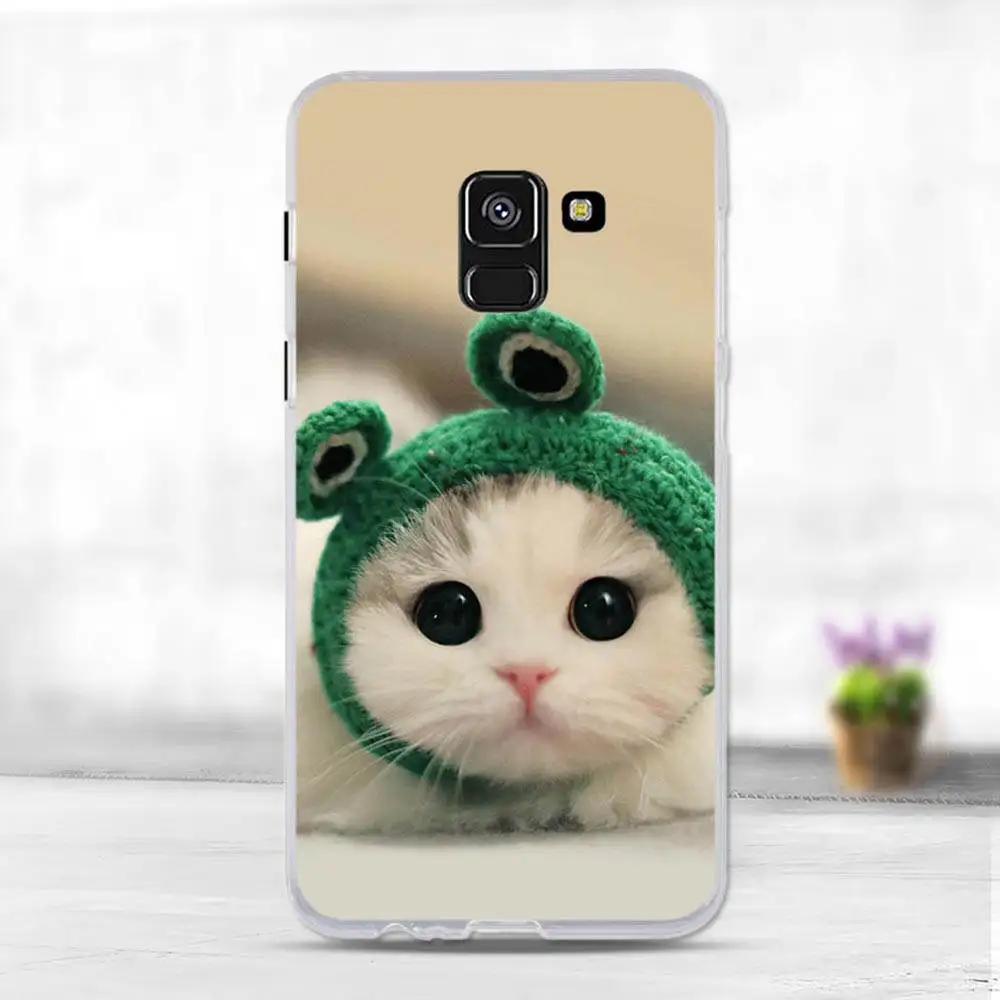 Чехол 5 6 дюйма для Samsung Galaxy A8 2018 силиконовый мягкий ТПУ чехол телефона задний