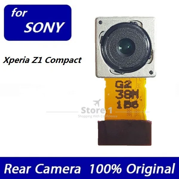 Для Sony Xperia Z1 Compact оригинальная задняя большая камера 20.7MP запасная деталь для