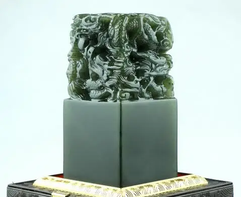 Jade Seal Wulong Opera бусины с гравировкой индийский Даньдун украшение из камня коллекция
