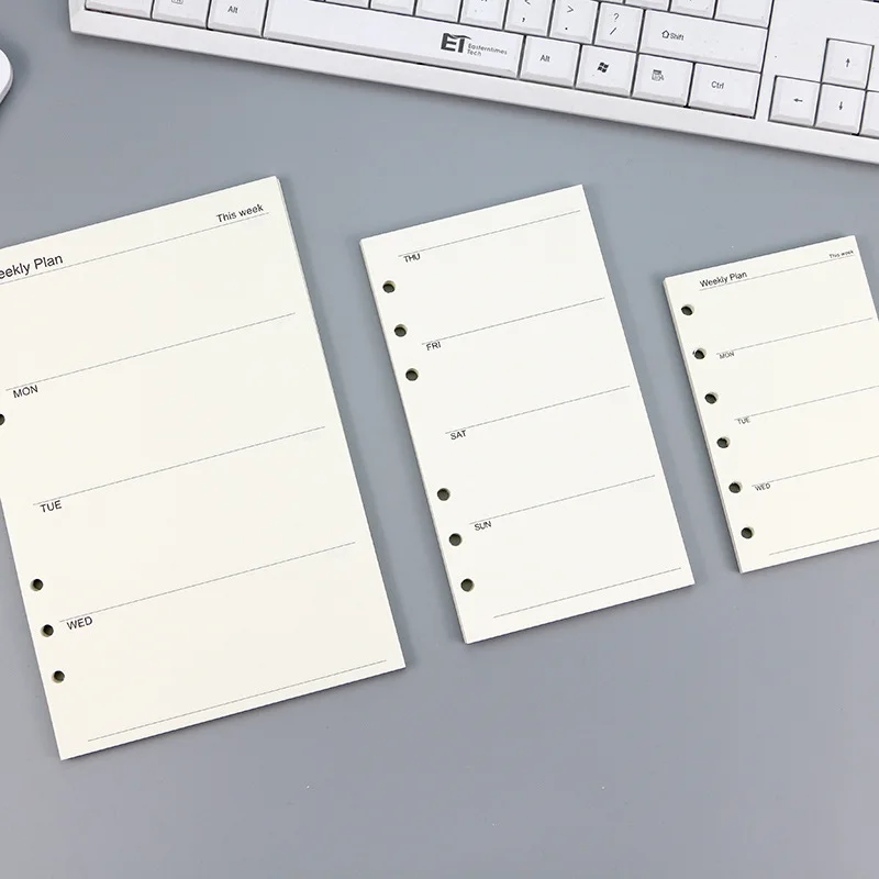 Блокнот А7/А6/А5 однотонный 45 листов|loose-leaf notebook|white notebooknotebook white |