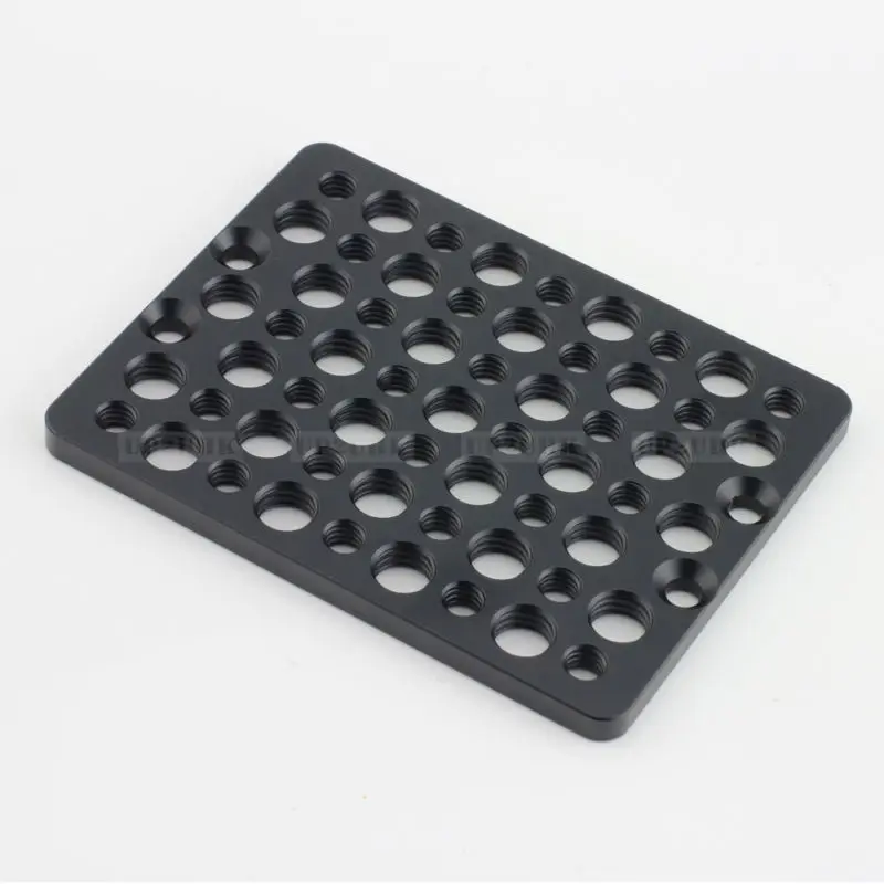 

Symmetric Cheese Plate Baseplate fr 15mm Rod System Support Camera Rig Tripod