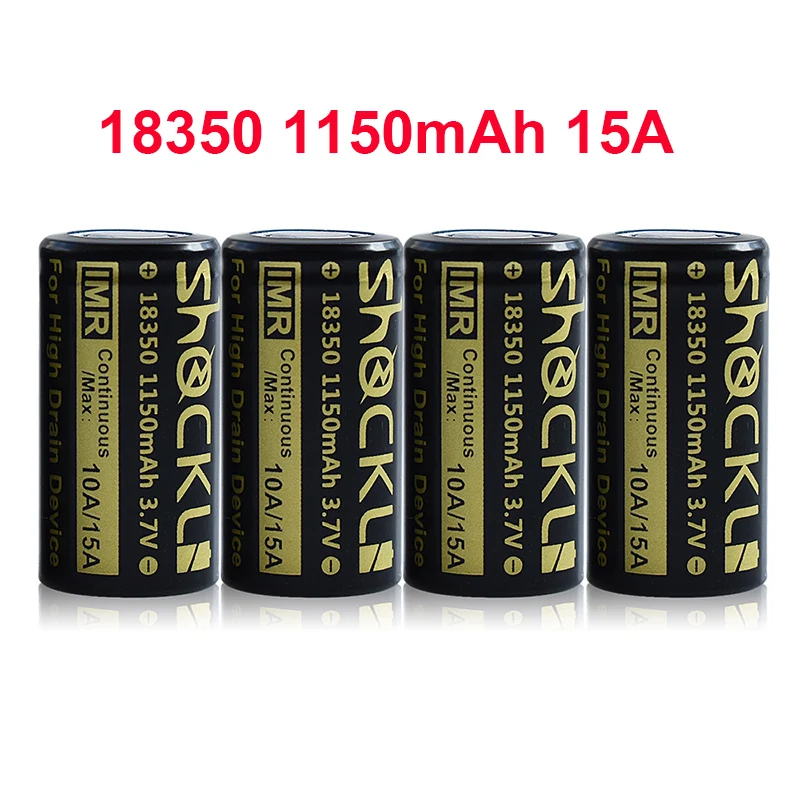 2 шт./лот батарея Shockli I8350 литиевая 1150 мАч 3 7 В аккумуляторная IMR 10A для фонариков