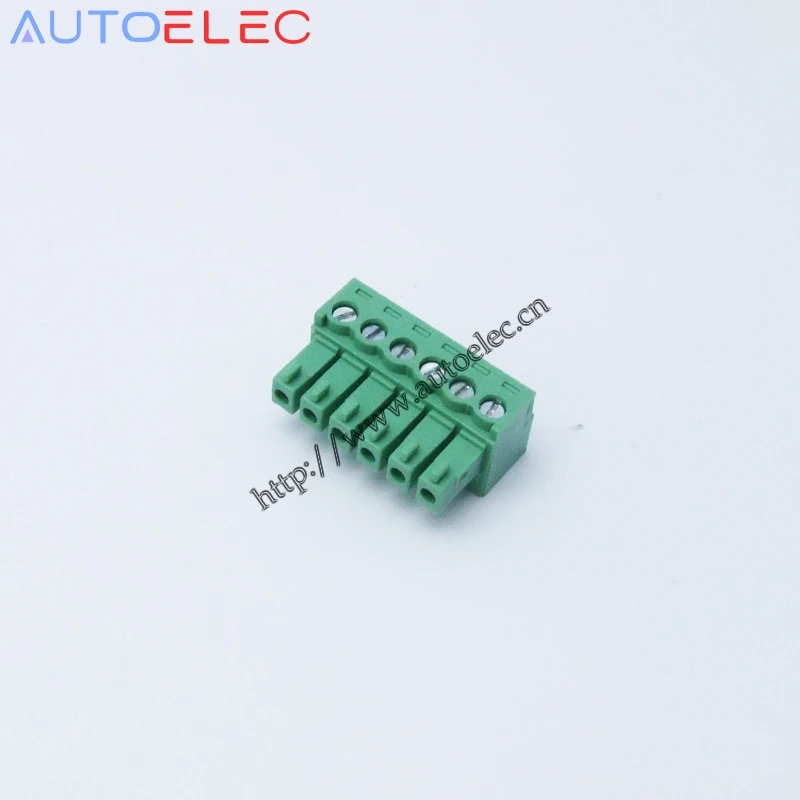 6-контактный разъем Pitch3.50mm PA66 PCB подключаемый Клеммник коннектор штекер и гнездо