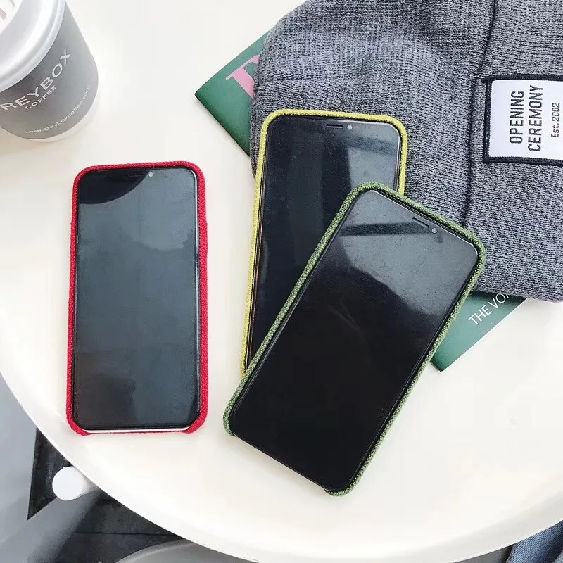 LUDI Vinatge тканевый чехол для телефона iPhone 7 чехлы из мягкой ткани с текстурой