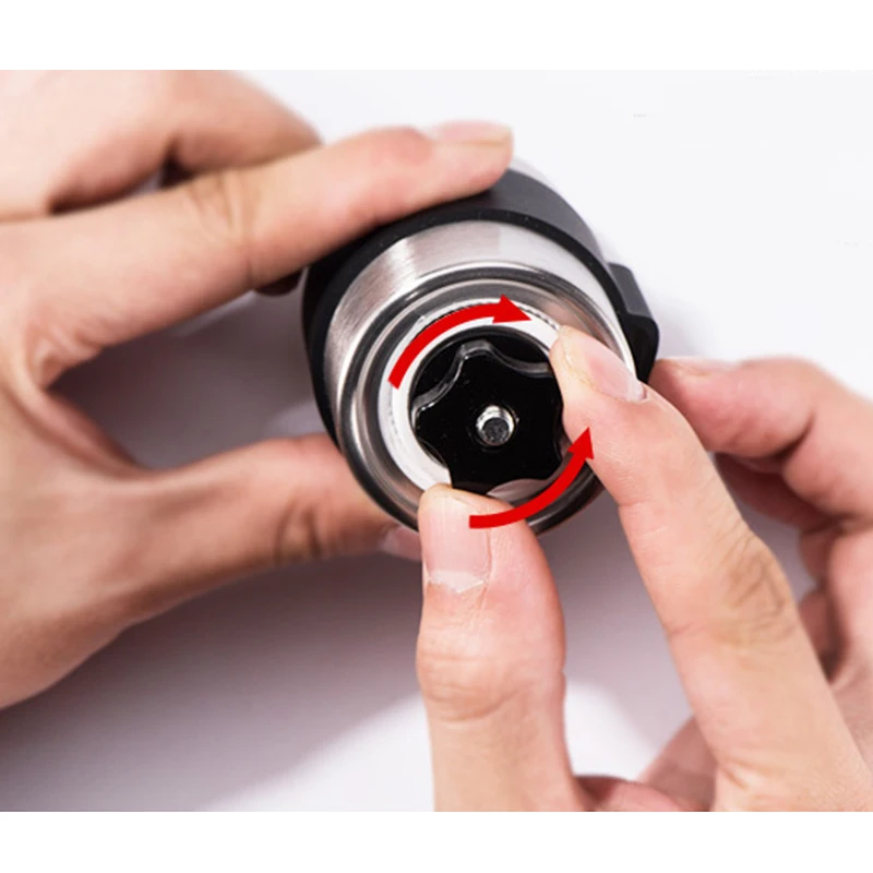 

Portable Stainless Steel 304 Manual Coffee Bean Grinder Mill Hand Grinder Kitchen Tool NEW Capacity 30 Grams