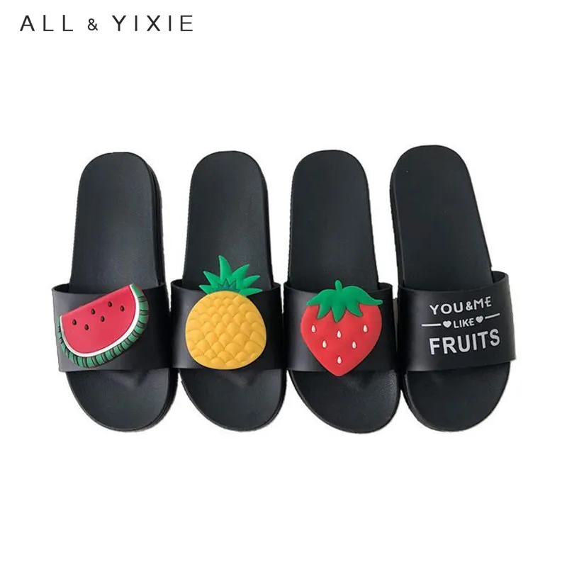 Все YIXIE/2019 г. модные женские шлепанцы милые летние повседневные пляжные без